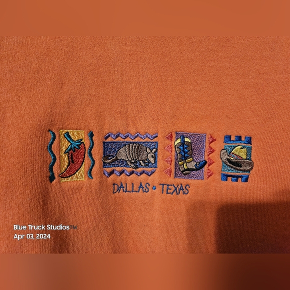 Dallas Texas Sweatshirt Size XL Not New Vintage - Picture 5 of 6